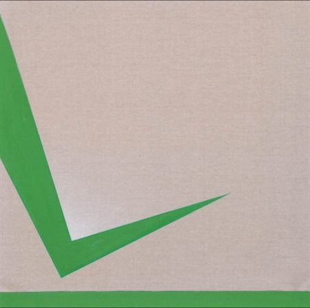 MASUDA HIROMI 1942 Hiromi '79BT, Un peu de vert , 1980 Acrilico e vinilico su...