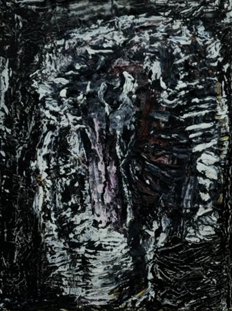 SERGIO VACCHI 1925 Senza titolo, 1959 Olio su tela, cm. 40 x 30 Firmato e...