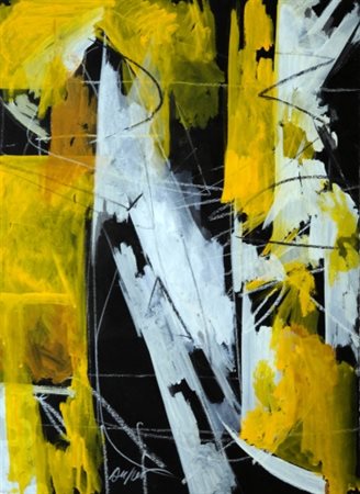 PIERO RUGGERI 1930 - 2009 Il sole sulle vetrate , 2008 Tecnica mista su...