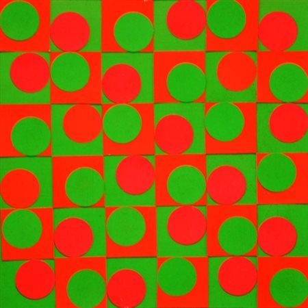 ENNIO CHIGGIO 1938 Prototipo per dischi variabili , 1964 Collage su...