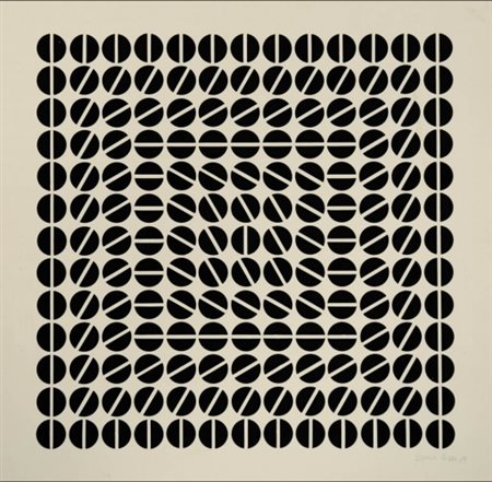 HORACIO GARCIA ROSSI 1929 - 2012 Senza titolo, 1959 Tempera su cartone, cm....