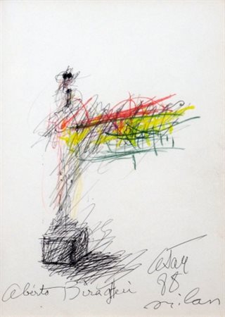 CESAR 1921 - 1988 Senza titolo, 1988 Inchiostro su carta, cm. 29 x 21,5...