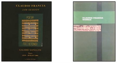 FRANCIA CLAUDIO “lotto 2 cataloghi”