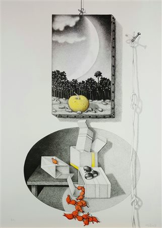 MOTTINELLI GIULIO Valcamonica 1943 “Senza titolo”