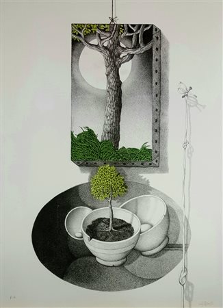 MOTTINELLI GIULIO Valcamonica 1943 “Senza titolo”