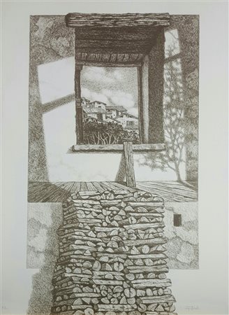 MOTTINELLI GIULIO Valcamonica 1943 “Senza titolo”