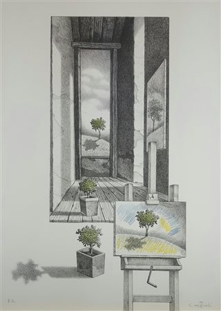 MOTTINELLI GIULIO Valcamonica 1943 “Senza titolo”