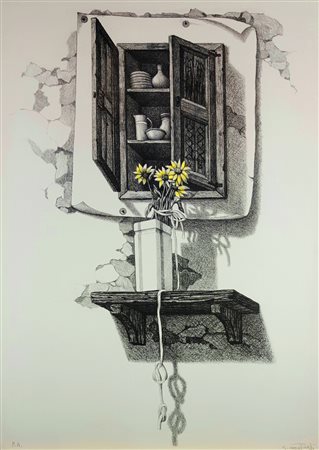 MOTTINELLI GIULIO Valcamonica 1943 “Senza titolo”