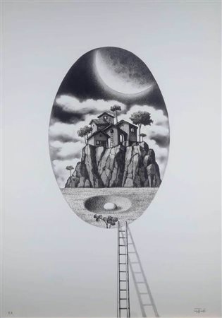 MOTTINELLI GIULIO Valcamonica 1943 “Senza titolo"