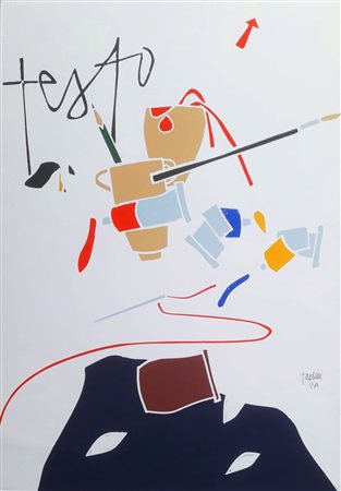 TADINI EMILIO Milano 1927-2002 "Senza titolo”