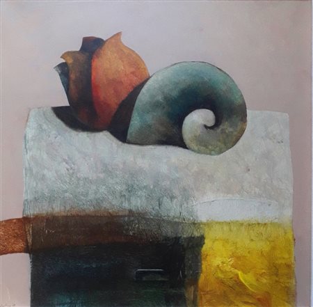 MELANDUGNO MARCELLO Nardò 1965 "Frutto e lumaca" 