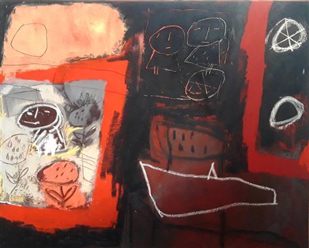 ASVERI GIANFRANCO  Piacenza 1948 “Composizione”