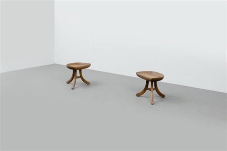 MARIO PASSANTI<BR>Coppia sgabelli egizi