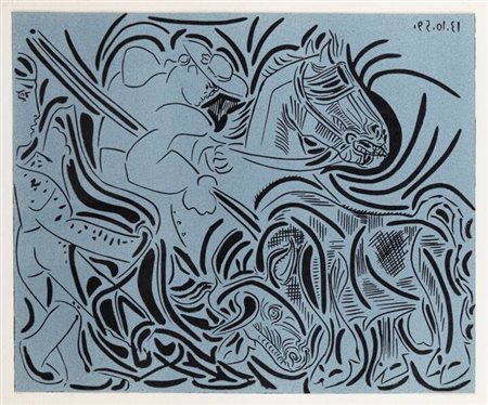 PICASSO PABLO (D'après)<BR>E 1881 - 1973 F<BR>"La Pique"