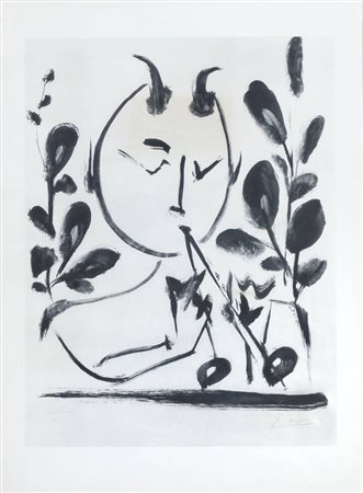 PICASSO PABLO (D'après)<BR>E 1881 - 1973 F<BR>"Fauno"