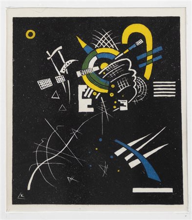 WASSILY KANDINSKY<BR>Russia 1866 - 1944<BR>"Composizione"