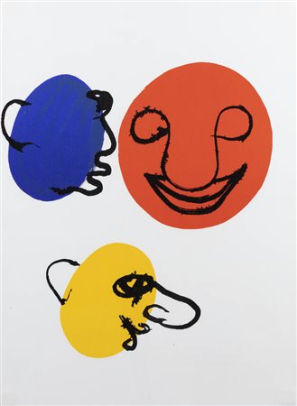 ALEXANDER CALDER<BR>Lawton (USA) 1898 - 1976 New York<BR>"Mes Amis"
