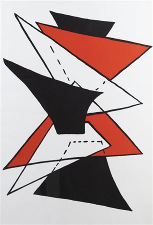 ALEXANDER CALDER<BR>Lawton (USA) 1898 - 1976 New York<BR>"Triangles rouges"