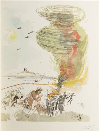 SALVADOR DALI'<BR>Figueres (E) 1904 - 1989<BR>"Pater noster"