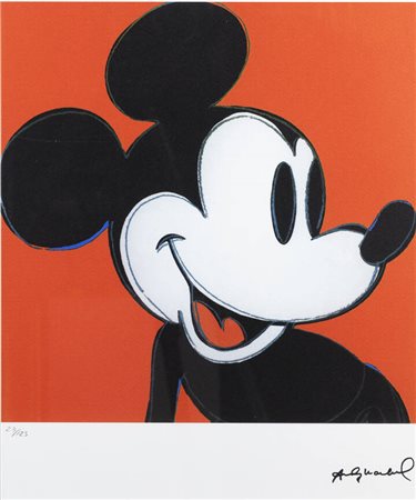 ANDY WARHOL<BR>USA 1927 - 1987<BR>"Mickey mouse"