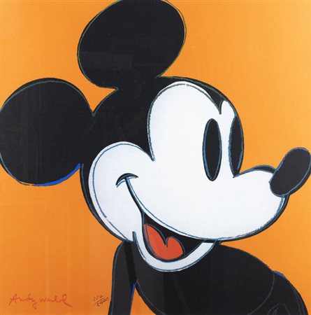 ANDY WARHOL<BR>USA 1927 - 1987<BR>"Mickey Mouse"
