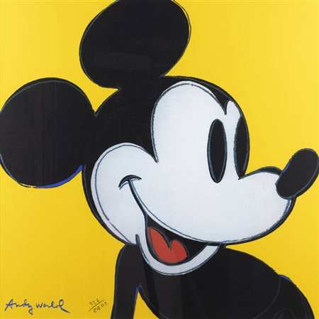 ANDY WARHOL<BR>USA 1927 - 1987<BR>"Mickey Mouse"