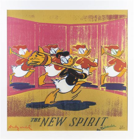 ANDY WARHOL<BR>USA 1927 - 1987<BR>"The new spirit"