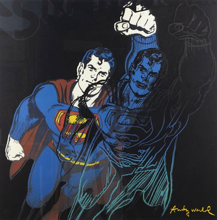 ANDY WARHOL<BR>USA 1927 - 1987<BR>"Superman"