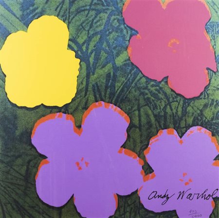 ANDY WARHOL<BR>USA 1927 - 1987<BR>"Flower"