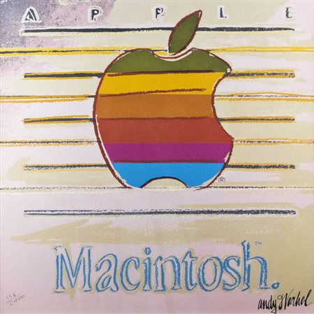 ANDY WARHOL<BR>USA 1927 - 1987<BR>"Apple Macintosh"