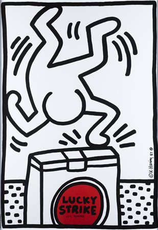 KEITH HARING<BR>Reading 1958 –1990 New York<BR>"Lucky Strike"
