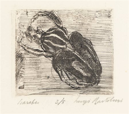 LUIGI BARTOLINI<BR>Cupra Montana (AN) 1892 - 1963 Roma<BR>"Scarabeo"