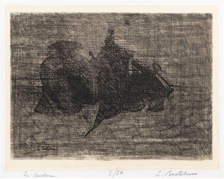 LUIGI BARTOLINI<BR>Cupra Montana (AN) 1892 - 1963 Roma<BR>"La lanterna"