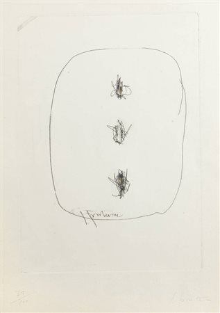 LUCIO FONTANA<BR>Rosario 1899 - 1968 Varese<BR>"Crateri"