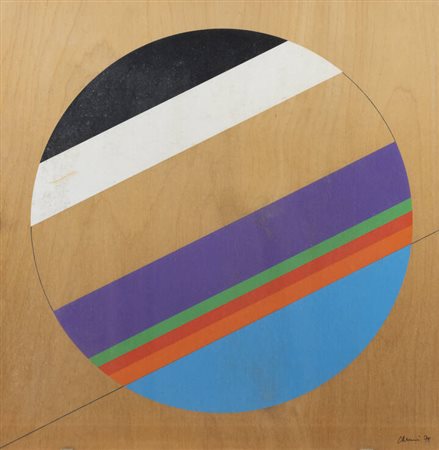 EUGENIO CARMI<BR>Genova 1920 - 2016<BR>"Spazi e colori 3" '78