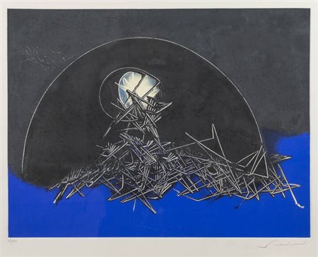 EMILIO SCANAVINO<BR>Genova 1922 - 1986 Milano<BR>"Composizione"