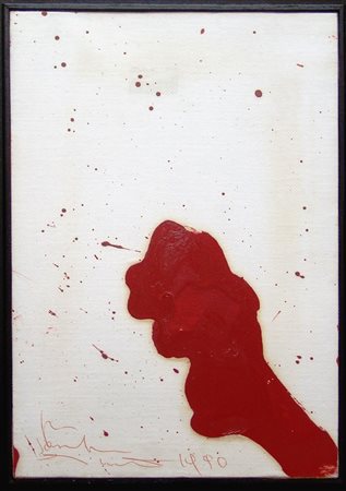 HERMANN NITSCH, senza titolo, 1990