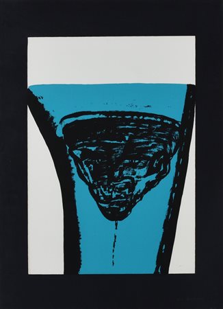 Remo Brindisi SENZA TITOLO litografia su carta, cm 65,5x48; es. 6/100 firma e...