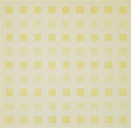 Calderara Antonio QUADRATO IN TRASPARENZE QUADRATE, COLORE SMATERIALIZZATO...