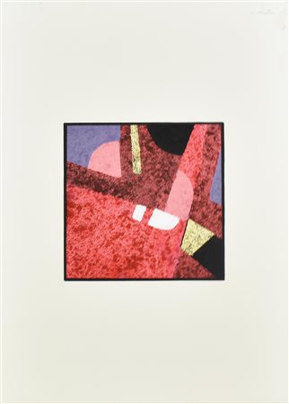 Beniamino Ciccotelli SENZA TITOLO tecnica mista su carta, cm 28x28 eseguita...