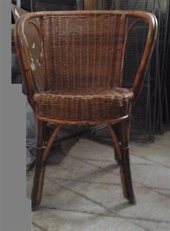 CINQUE POLTRONE IN MIDOLLINO - LIEVI DIFETTI