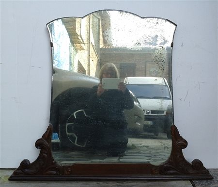 SPECCHIERA DA APPOGGIO - AL RETRO ETICHETTA "GIUSEPPE RESTELLI - SARONNO"...