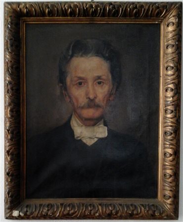 TANSINI ALFREDO (PIACENZA 1872-1918) - RITRATTO - OLIO SU TELA CM.60X47...