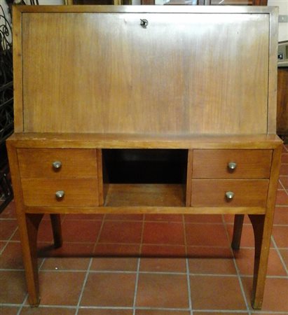 SECRETAIRE IN LEGNO - ANNI 50' - CM.101X50 H.CM.123