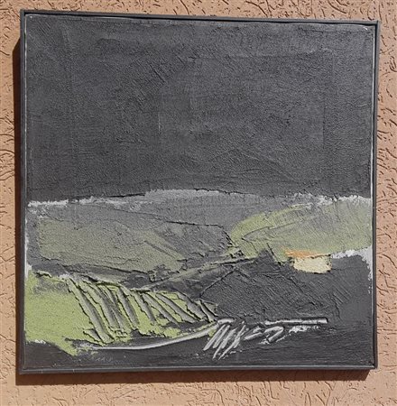 ASVERI GIANFRANCO (1948) - PAESAGGIO AI GASPERINI 1984 - POLVERE DI MARMO SU...