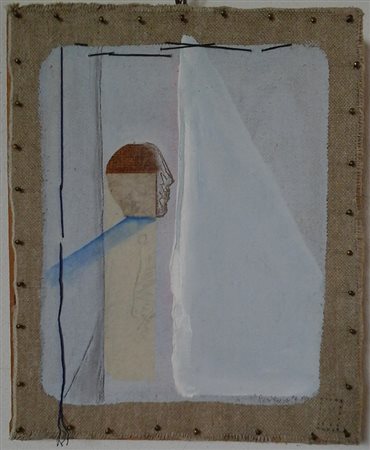 XERRA WILLIAM (1937) - ESCLUSO DAL TEATRO 1990 - TECNICA MISTA SU IUTA...