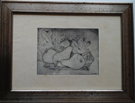 TINAZZI NILLO (1922-2003) - NATURA MORTA - ACQUAFORTE CM.32X47 ES.1/30 -...