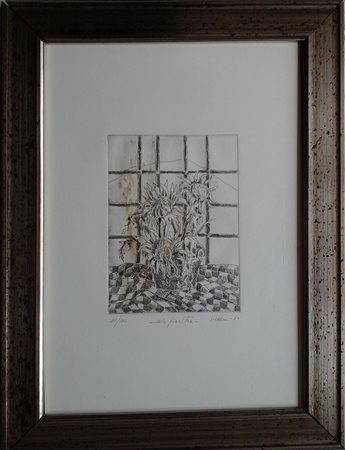 SICHEL BRUNO (1915-1985) - ALLA FINESTRA - ACQUAFORTE CM.50X35 ES.81/100 -...