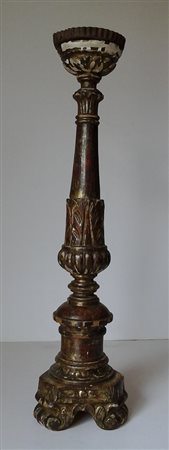 ANTICO CANDELIERE DORATO H.CM.62