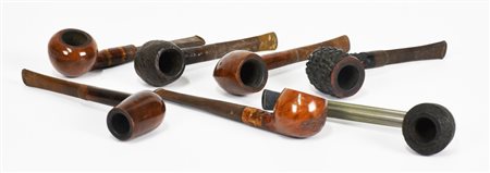 LOTTO DI 7 PIPE varie marche ed epoche Lievi difetti